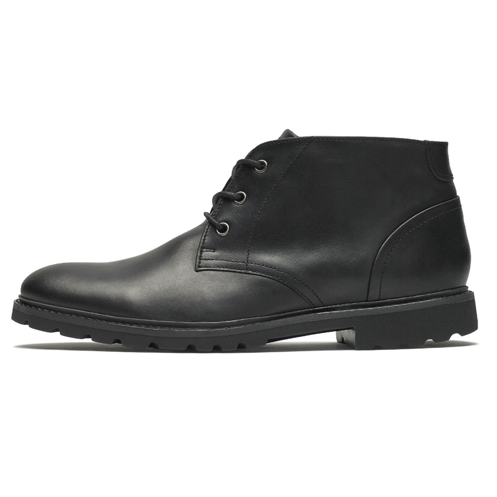 Rockport Støvler Herre Svart - Sharp & Ready Chukka - SVDM03912